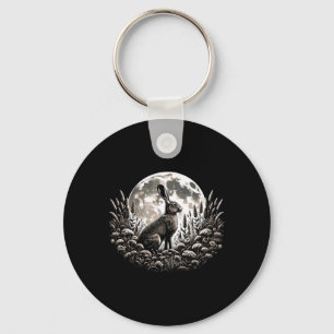Easter Ostara Eostre Pagan Witchcraft Spring Moon Keychain