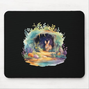 Easter Ostara Eostre Pagan Witchcraft Spring Moon Mouse Pad