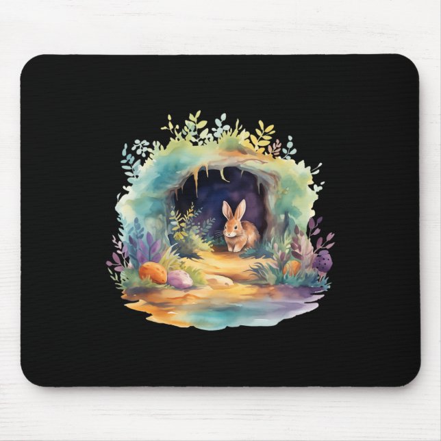 Easter Ostara Eostre Pagan Witchcraft Spring Moon  Mouse Pad (Front)