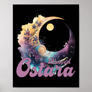 Easter Ostara Eostre Pagan Witchcraft Spring Moon  Poster