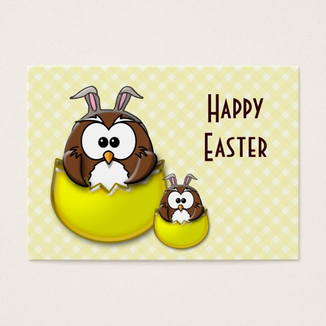 Easter owl - yellow (Front)