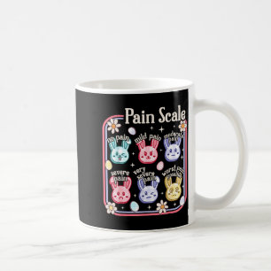 Easter Pain Scale Nurse Groovy Pedriatric PEDs Coffee Mug