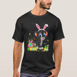 Easter Panther Bunny Egg Hunting Panther Easter Su T-Shirt