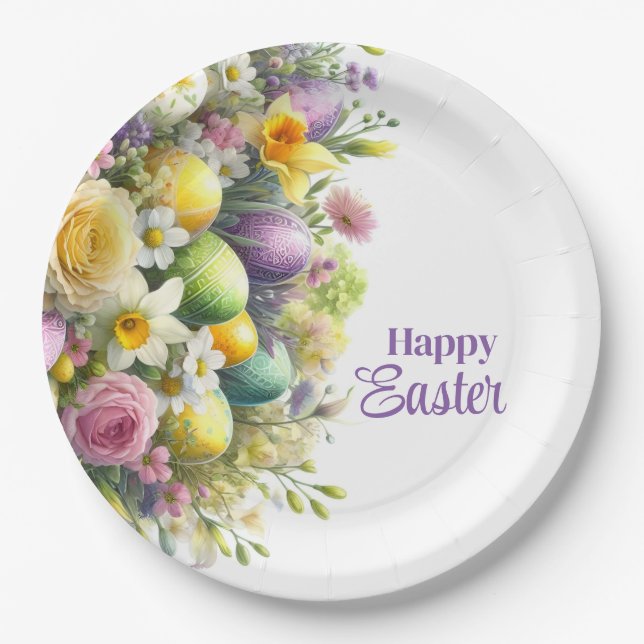 Easter  paper plate (Front)