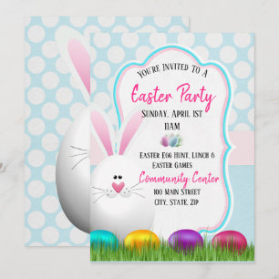 Easter Party Invitation Card