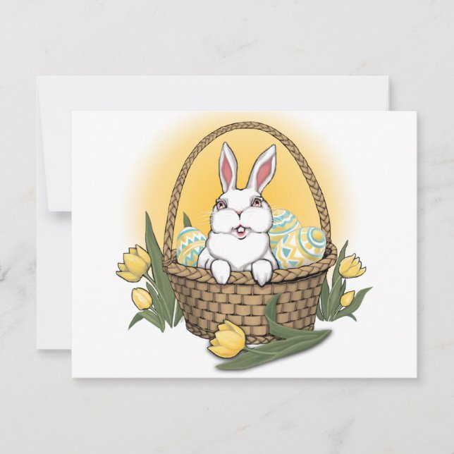 Easter Party Invitations Easter Cards Personalized (Front)