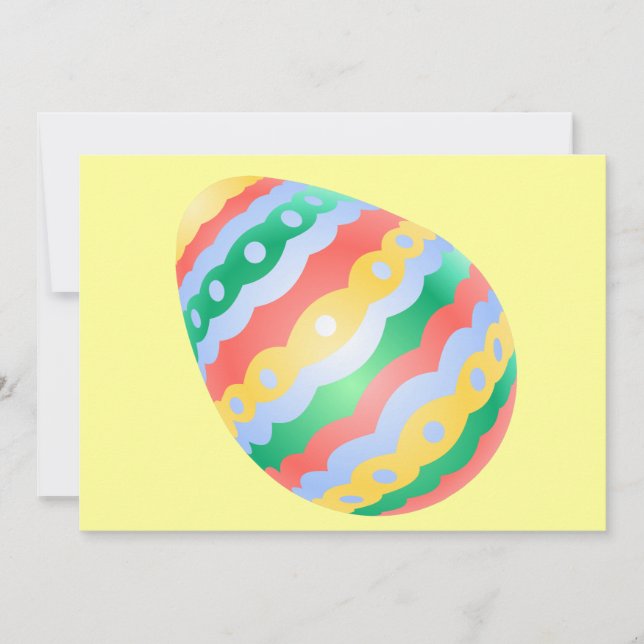 Easter Party Invitations Easter Cards Personalized (Front)