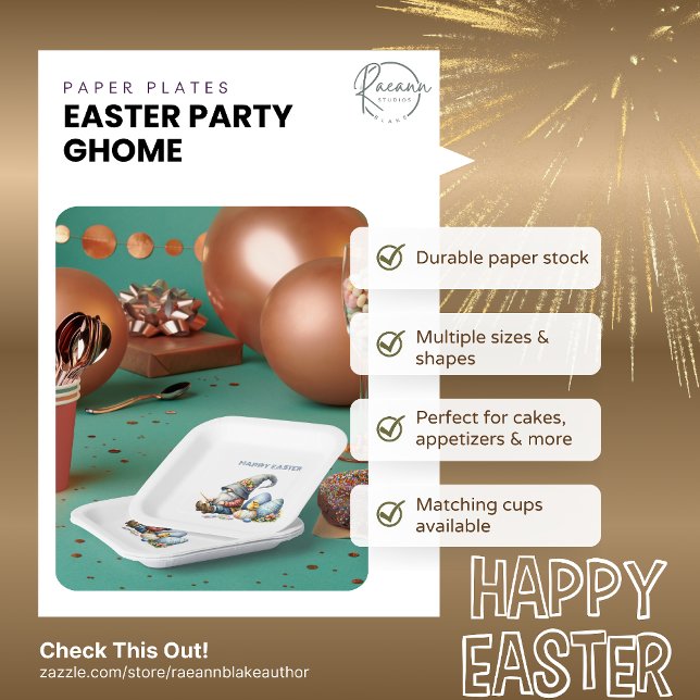 Easter Party Paper Plate (Creator Uploaded)