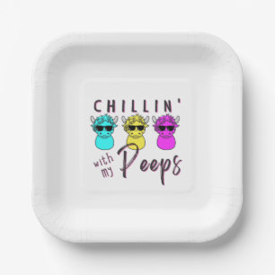 Easter Party Plates Peep Cows Easter Cows