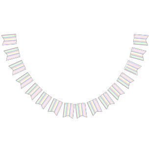 Easter Pastel Bunting Flags