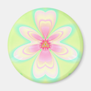 ~ EASTER PASTEL FLOWER ~ Fractal ~ Magnet