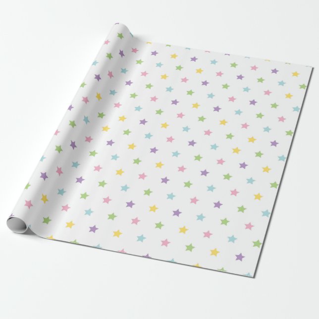 Easter patterned colour  wrapping paper (Unrolled)