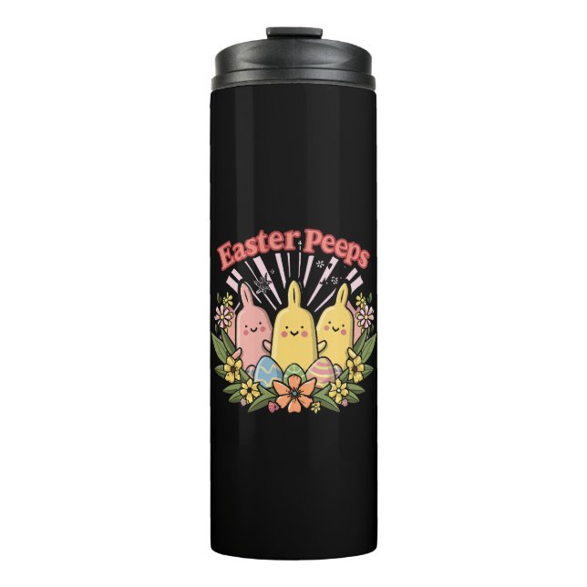 Easter Peeps Thermal Tumbler (Front)