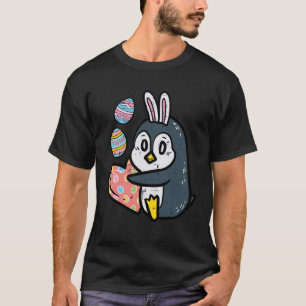 Easter Penguin Bunny Hug Egg Hunting Toddler Boys  T-Shirt