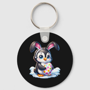 Easter Penguin Lover Egg Eggs Bunny Rabbit Bunnies Keychain
