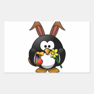 Easter Penguin Sticker