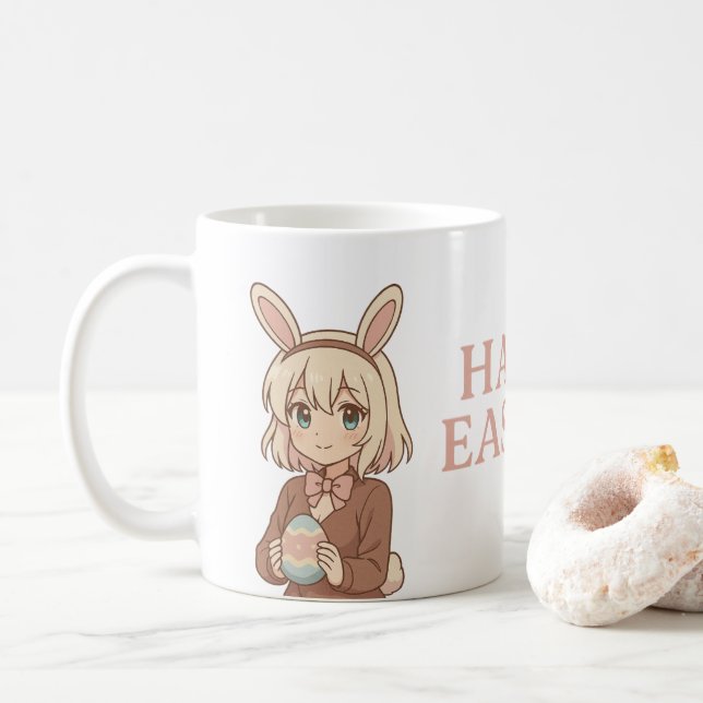 Easter Personalized  Coffee Mug (With Donut)