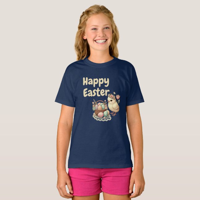 Easter Personalized Girls T-Shirt (Front Full)