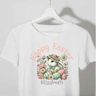 Easter Personalized Girls T-Shirt