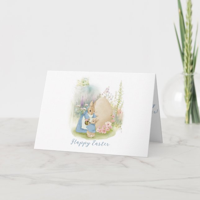 Easter Peter Rabbit Holiday Card (Front)