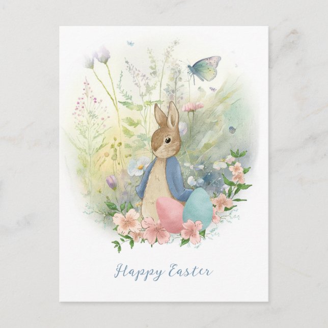Easter Peter Rabbit Postcard (Front)
