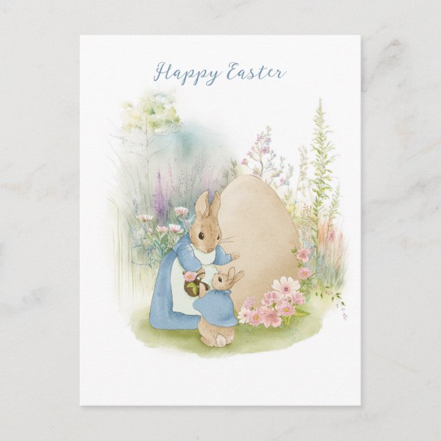 Easter Peter Rabbit Postcard (Front)