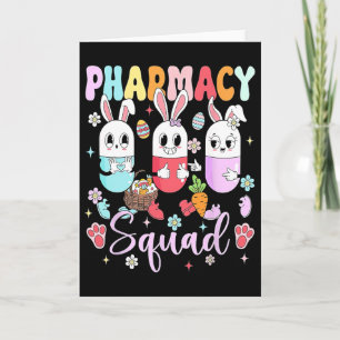 Easter Pharmacy Squad Pills Pharmacist Certified P Card