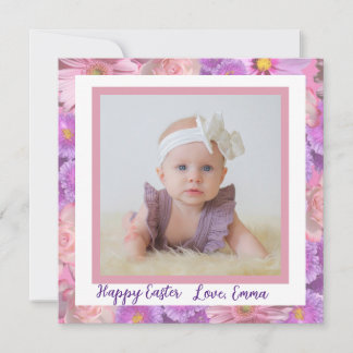 Easter Photo Card, Printable and Downloadable Holiday Card