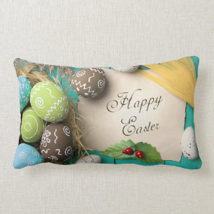 Easter pillow with the inscription.