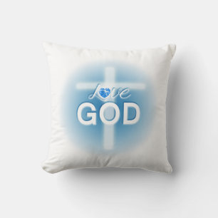 Easter pillows, Love God, Jesus  Throw Pillow