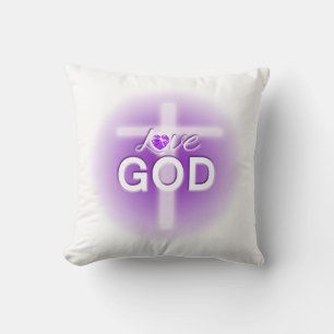 Easter pillows, Love God, Jesus Throw Pillow