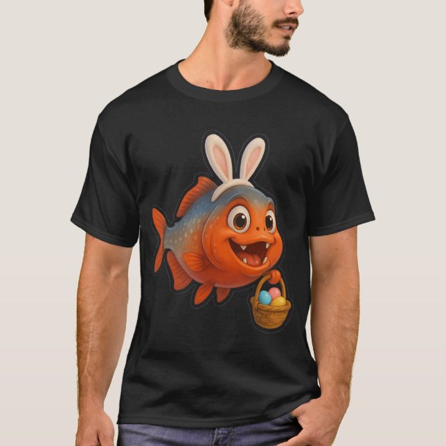 Easter Piranha T-Shirt (Front)
