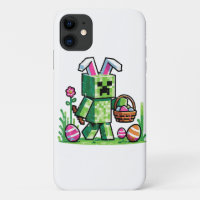 Easter Pixel Gaming Bunny Egg Hunting