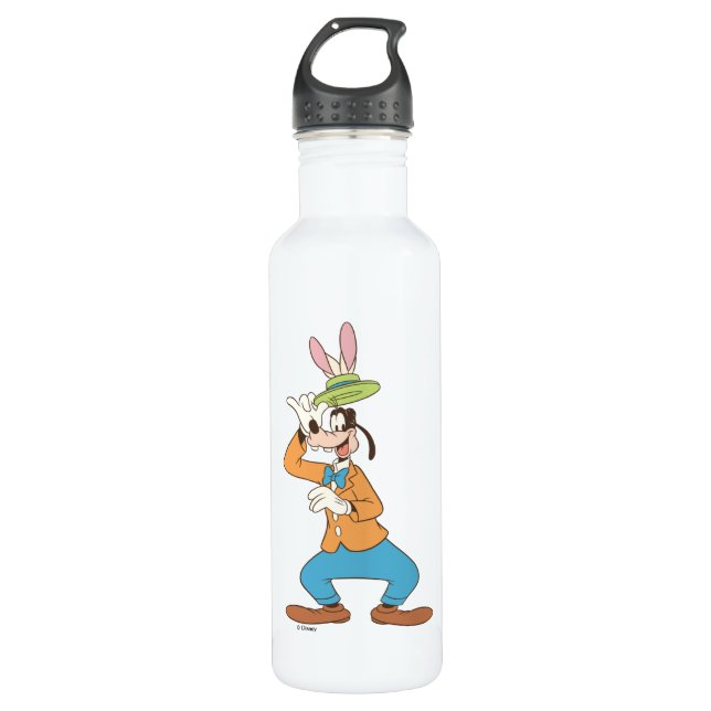 Easter Pluto with Easter Bunny Ears 2 710 Ml Water Bottle (Front)