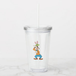 Easter Pluto with Easter Bunny Ears 2 Acrylic Tumbler