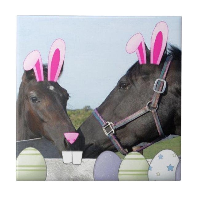 Easter Pony and Horse Tile (Front)