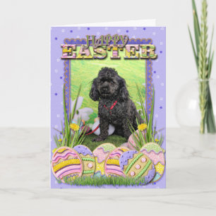 Easter - Poodle - Junior Holiday Card