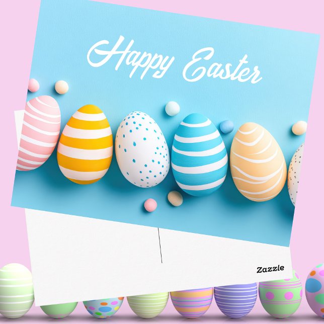 Easter Postcard with Easter Eggs (Creator Uploaded)