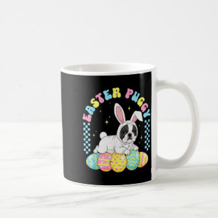 Easter puggy cute dog french pug easter day men coffee mug