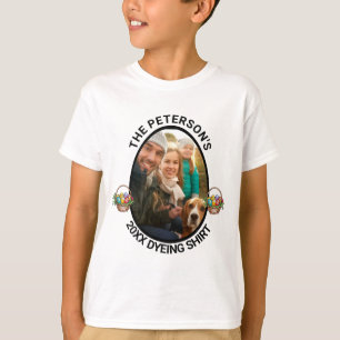 Easter Pun Custom 2025 Family Photo Dyeing Shirt