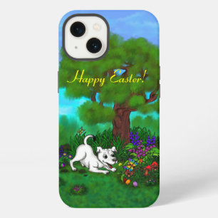 Easter - Puppy Capo and Butterfly iPhone 13 Case