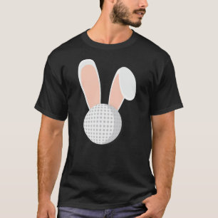 Easter Rabbit Bunny Golf Ball Golfer Funny Holiday T-Shirt