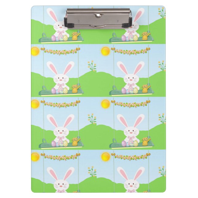 Easter rabbit clipboard (Front)
