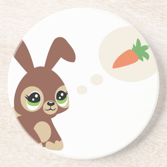 easter rabbit coaster (Front)
