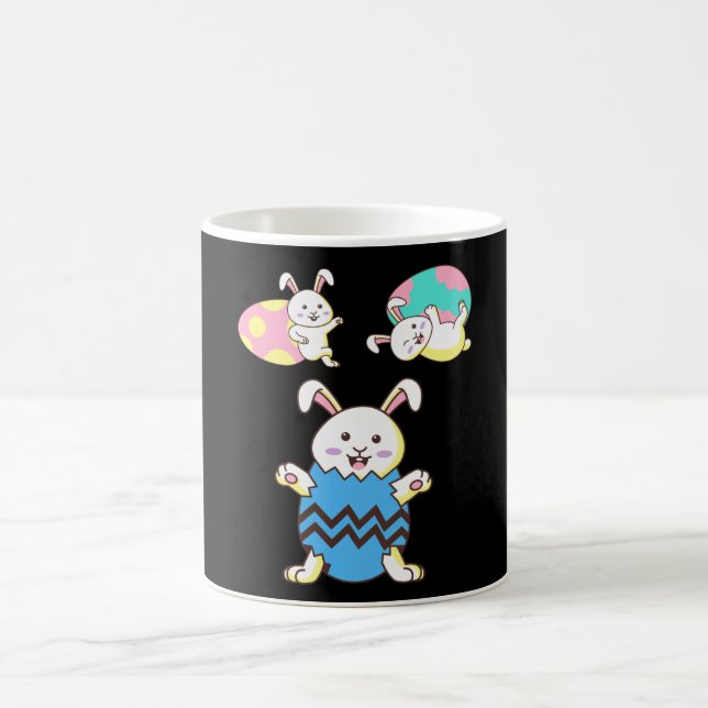 Easter Rabbit Funny Animal Rabbits Bunny Gift Coffee Mug (Center)