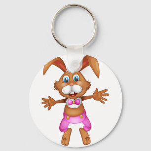 Easter Rabbit Keychain