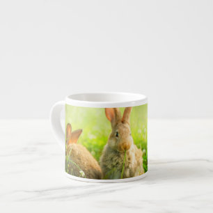 Easter Rabbits Espresso Cup