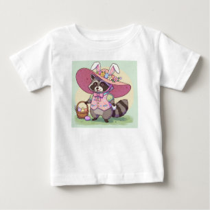 Easter Racoon Baby T-Shirt