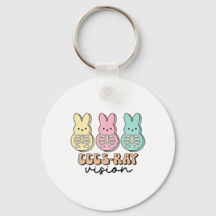 Easter Radiology Bunny Eggs-ray Vision Xray Tech R Keychain