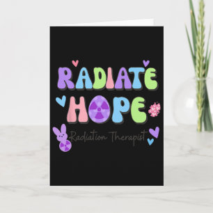 Easter Radiology Therapist Cute Bunny Radiation Th Card